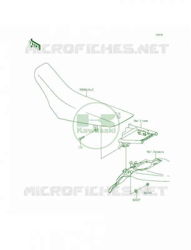 Seat Kawasaki MOTOS 140 2012 KLX140L  KLX140BCF