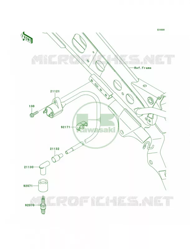 Ignition System Kawasaki MOTOS 110 2012 KLX110  KLX110DCF