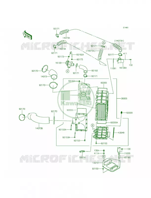 Inter Cooler Kawasaki JET SKI 1500 2014 ULTRA 310X  JT1500LEF