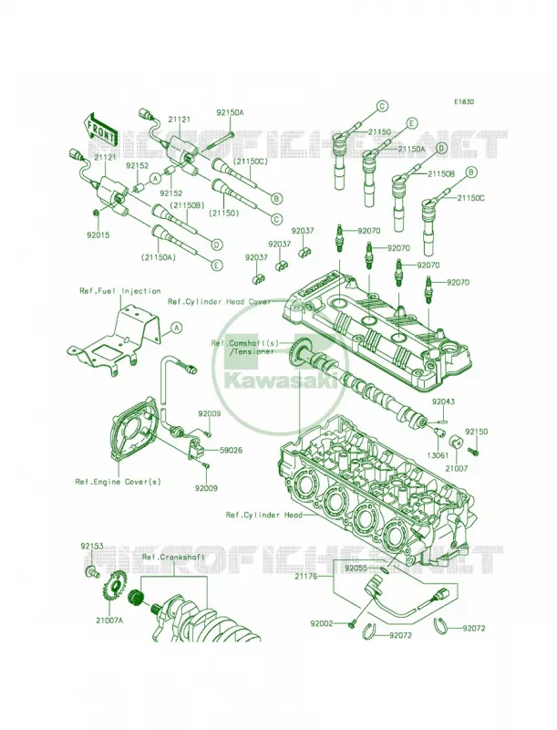 Ignition System Kawasaki JET SKI 1500 2014 ULTRA 310X SE  JT1500PEF