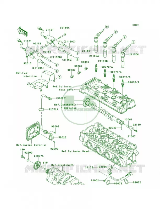 Ignition System Kawasaki JET SKI 1500 2012 ULTRA LX  JT1500KCF