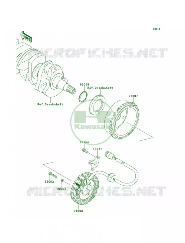 Generator Kawasaki JET SKI 1500 2011 STX-15F  JT1500ABF