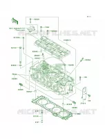 Cylinder Head voor Kawasaki ULTRA 250X 2008