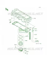 CylinderPistons voor Kawasaki ULTRA 250X 2008