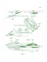 DecalsRedB7F voor Kawasaki ULTRA 250X 2008
