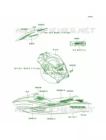DecalsRedB8F voor Kawasaki ULTRA 250X 2008