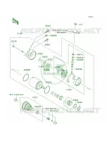 Starter Motor voor Kawasaki ULTRA 250X 2008
