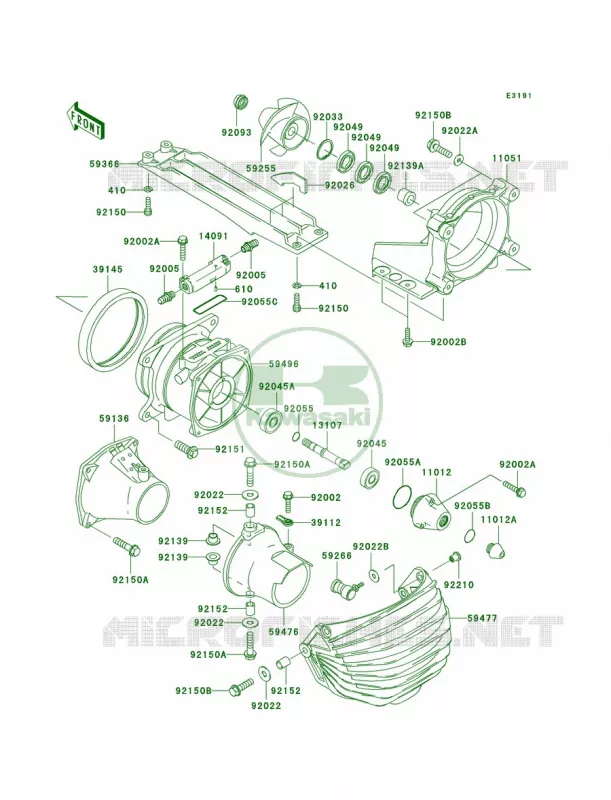 Jet PumpA6F Kawasaki JET SKI 1500 2007 STX-15F  JT1500A7F