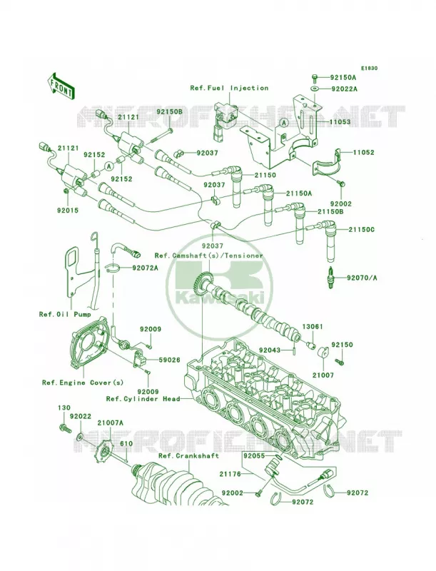 Ignition System Kawasaki JET SKI 1200 2006 STX-12F  JT1200D6F