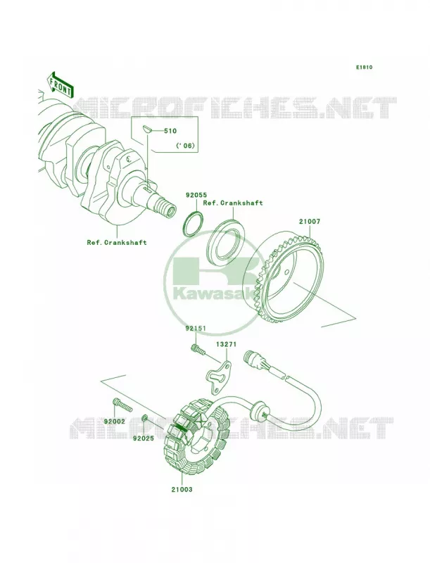 Generator Kawasaki JET SKI 1500 2006 STX-15F  JT1500A6F
