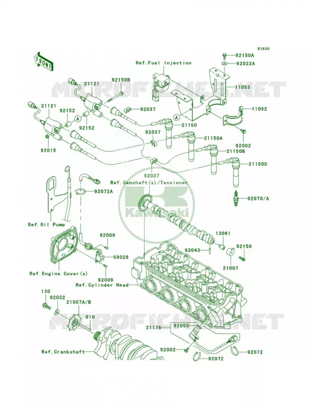 Ignition System Kawasaki JET SKI 1500 2006 STX-15F  JT1500A6F
