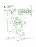 Crankcase voor Kawasaki 900 STX 2006