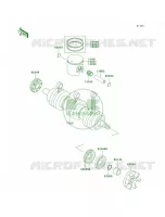 CrankshaftPistons voor Kawasaki 900 STX 2006
