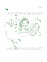 Generator voor Kawasaki 900 STX 2006