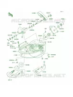 Handle Pole voor Kawasaki 900 STX 2006