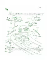 Hull Middle Fittings voor Kawasaki 900 STX 2006