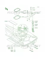 Hull Rear Fittings voor Kawasaki 900 STX 2006