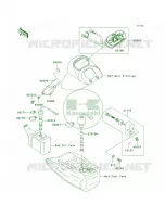 Meters voor Kawasaki 900 STX 2006