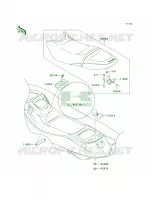 Seat voor Kawasaki 900 STX 2006