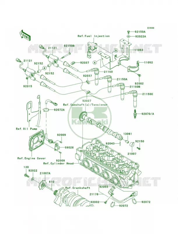Ignition System Kawasaki JET SKI 1500 2004 STX-15F  JT1500-A1
