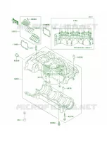 Crankcase voor Kawasaki 900 STX 2003