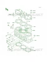 Cylinder HeadCylinder voor Kawasaki 900 STX 2003