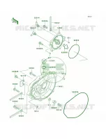 Engine Covers voor Kawasaki 900 STX 2003