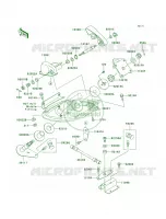 Handle Pole voor Kawasaki 900 STX 2003