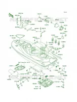 Hull voor Kawasaki 900 STX 2003