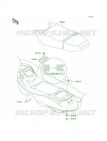 Seat voor Kawasaki 900 STX 2003