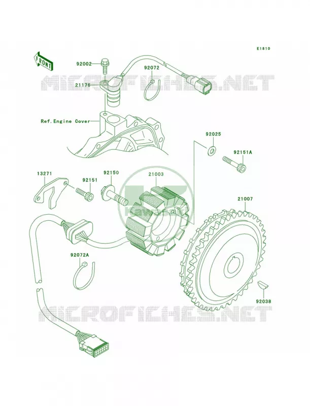 Generator Kawasaki JET SKI 1100 2002 1100 STX D.I.  JT1100-F2
