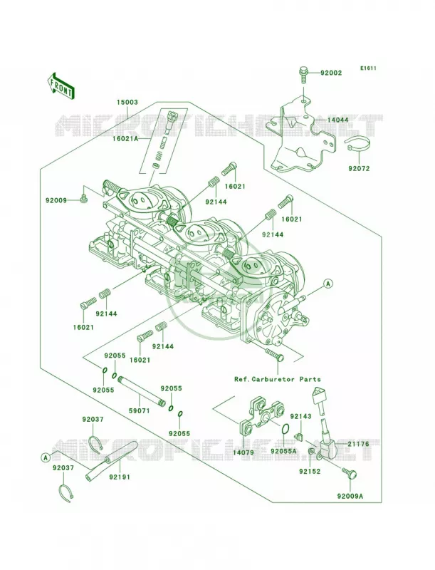 Carburetor Kawasaki JET SKI 1200 2002 1200 STX-R  JT1200-A1