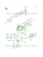 Carburetor Parts voor Kawasaki 900 STS 2002