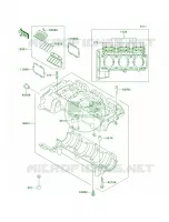 Crankcase voor Kawasaki 900 STS 2002