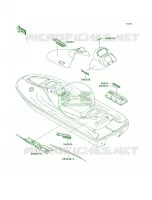 DecalsJT900 B3 voor Kawasaki 900 STS 2002
