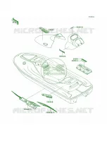 DecalsJT900 B4 voor Kawasaki 900 STS 2002