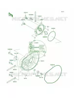 Engine Covers voor Kawasaki 900 STS 2002