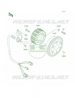 Generator voor Kawasaki 900 STS 2002