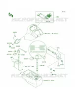 Meters voor Kawasaki 900 STS 2002