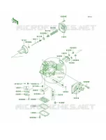 Carburetor Parts voor Kawasaki 900 STX 2002
