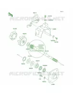 Drive Shaft voor Kawasaki 900 STX 2002
