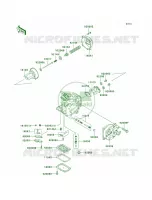 Carburetor Parts voor Kawasaki 1100 ZXI 2001