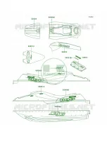 DecalsJH1100 A6 voor Kawasaki 1100 ZXI 2001