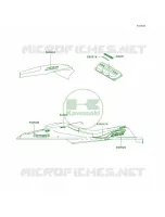 DecalsJH1100 A8 voor Kawasaki 1100 ZXI 2001