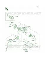 Starter Motor voor Kawasaki 1100 ZXI 2001