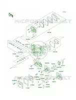 Carburetor Parts JHT10AE006977 voor Kawasaki 1100 ZXI 2000