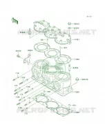 Cylinder HeadCylinder voor Kawasaki 1100 ZXI 2000