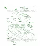 DecalsJH1100 A4 voor Kawasaki 1100 ZXI 2000
