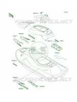 DecalsJH1100 A5 voor Kawasaki 1100 ZXI 2000