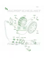 Generator voor Kawasaki 1100 ZXI 2000